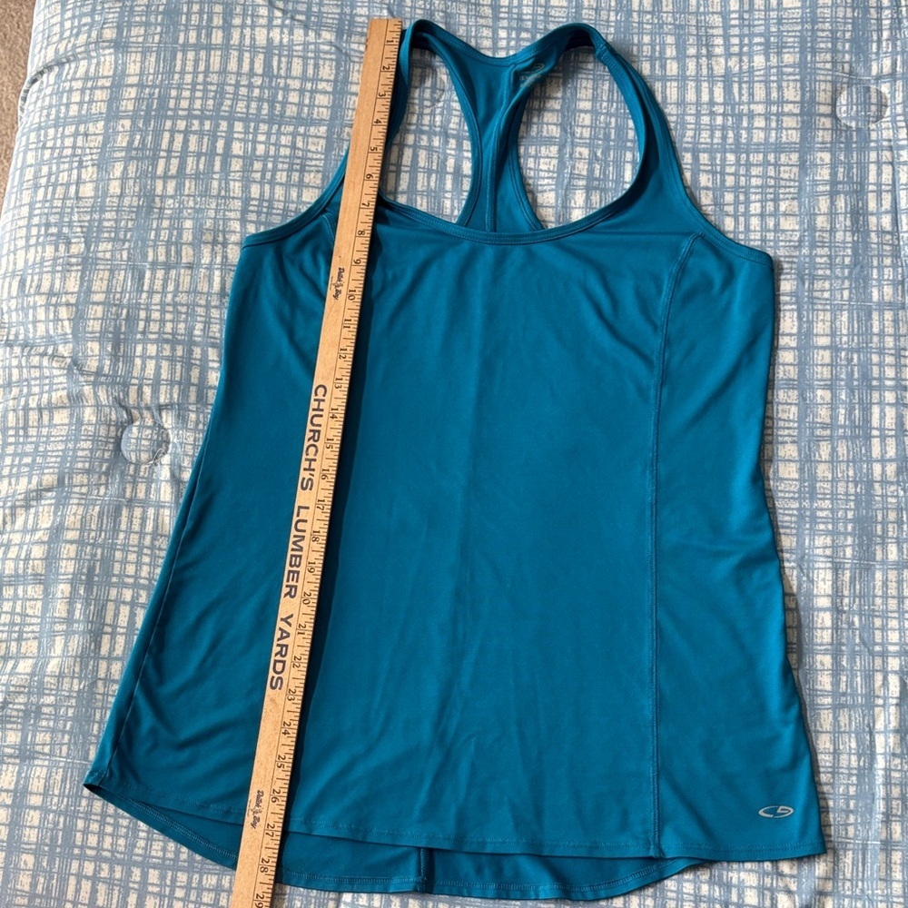 Champion DuoDry Women's Blue Athletic Tank Top Size L - Picture 7 of 8